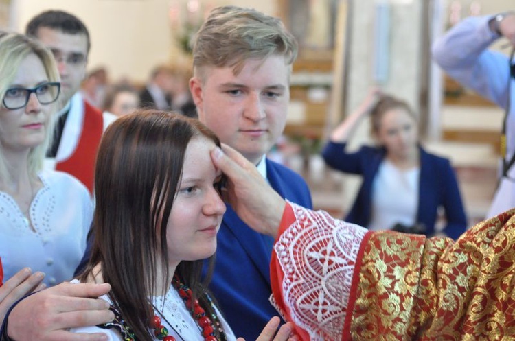 Bierzmowanie w Ochotnicy Górnej