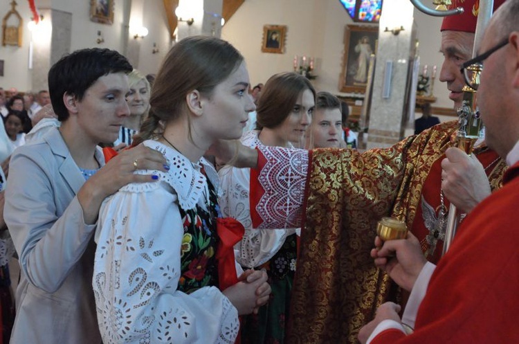 Bierzmowanie w Ochotnicy Górnej