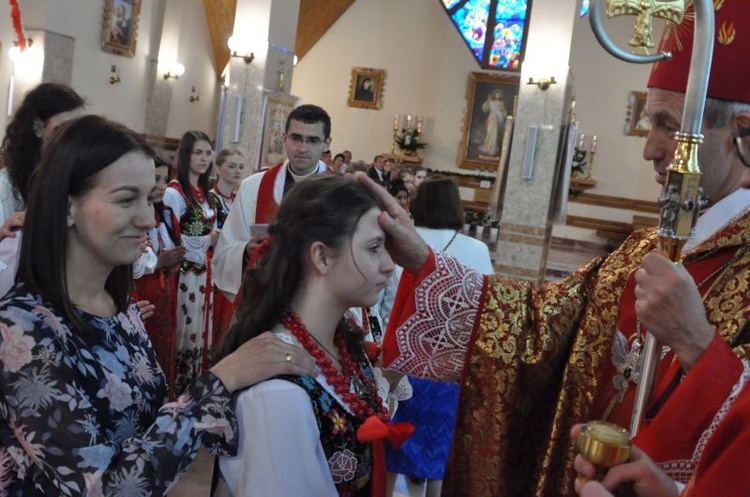 Bierzmowanie w Ochotnicy Górnej