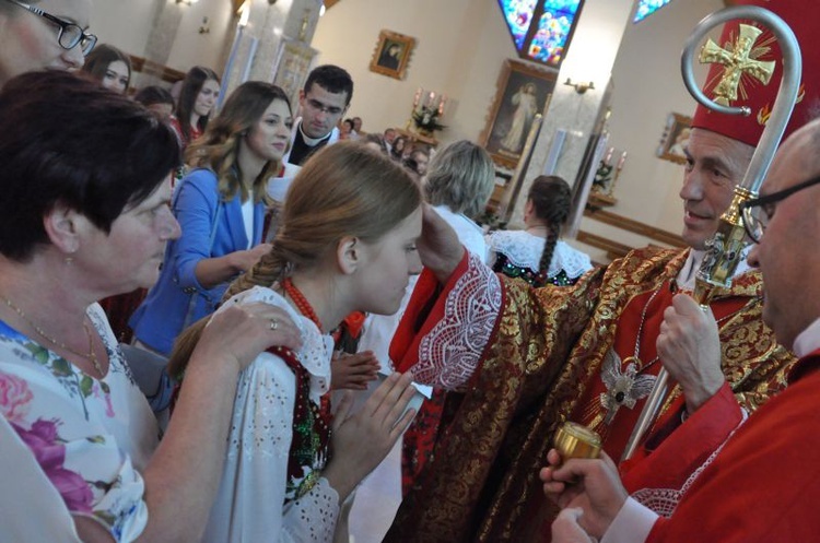 Bierzmowanie w Ochotnicy Górnej