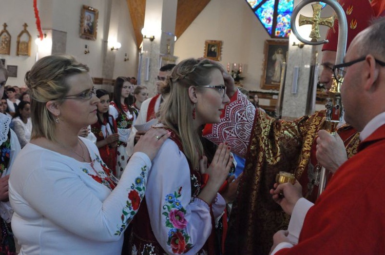 Bierzmowanie w Ochotnicy Górnej