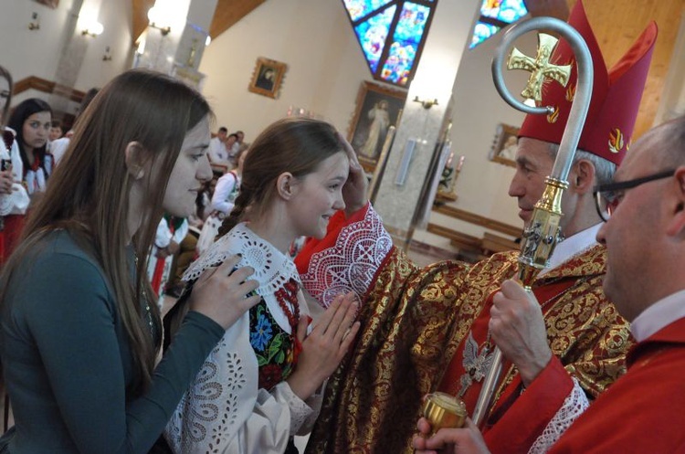 Bierzmowanie w Ochotnicy Górnej