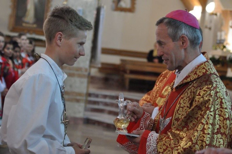 Bierzmowanie w Ochotnicy Górnej