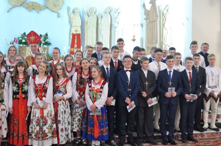 Bierzmowanie w Ochotnicy Górnej