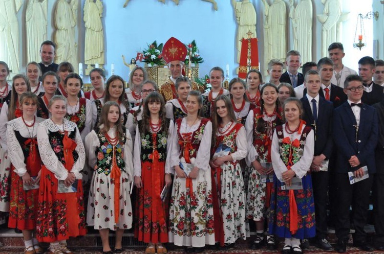 Bierzmowanie w Ochotnicy Górnej