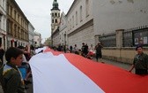 Bicie rekordu długości flagi narodowej Kraków 2018 - cz. 1