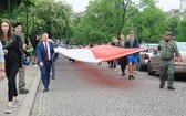 Bicie rekordu długości flagi narodowej Kraków 2018 - cz. 1