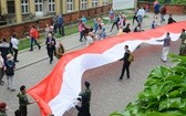 Bicie rekordu długości flagi narodowej Kraków 2018 - cz. 1