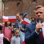 Bicie rekordu długości flagi narodowej Kraków 2018 - cz. 2