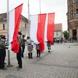 Nietypowo obchodzono Dzień Flagi w Tarnowskich Górach 