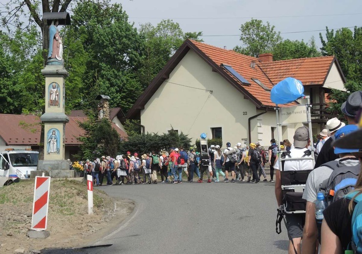 Łagiewniccy pielgrzymi na trasie - 3. dzień - 2018