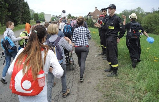 Łagiewniccy pielgrzymi na trasie - 3. dzień - 2018