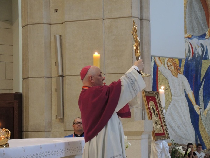 Pielgrzymi łagiewniccy w Centrum św. Jana Pawła II - 2018