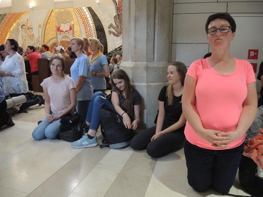 Pielgrzymi łagiewniccy w Centrum św. Jana Pawła II - 2018