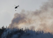 Pożar lasu w Tatrach Wysokich