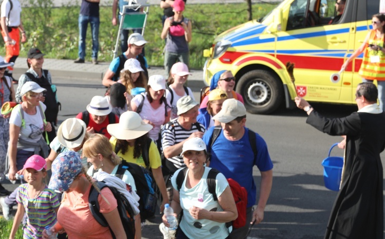 Powitanie pielgrzymów w Wysokiej - 2018