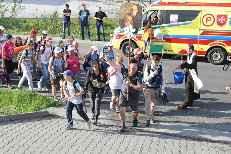 Powitanie pielgrzymów w Wysokiej - 2018