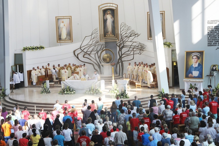 Msza św. na zakończenie pielgrzymki do Łagiewnik - 2018