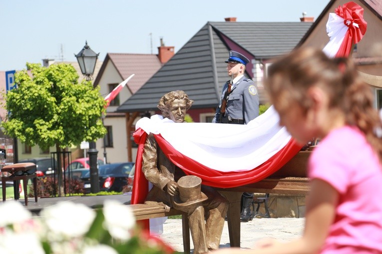 Pomnik Paderewskiego w Ciężkowicach