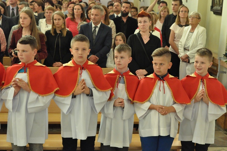 Bierzmowanie w Zabrzeży