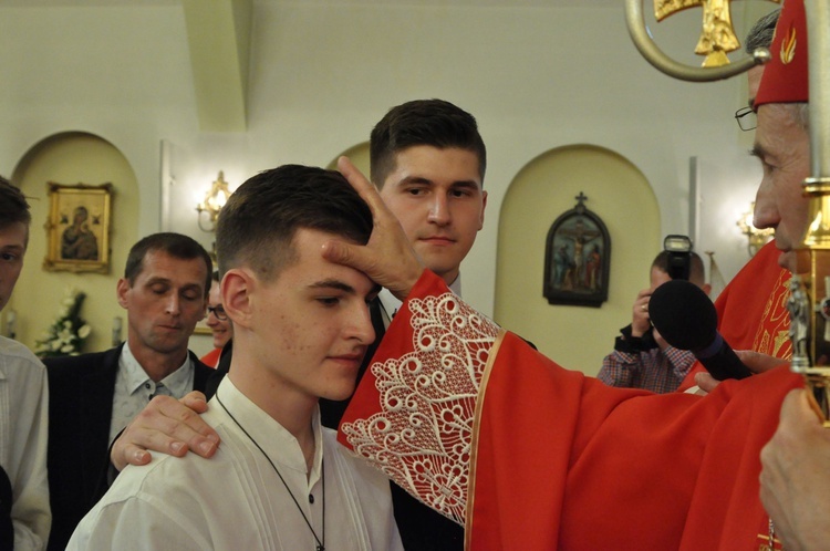 Bierzmowanie w Zabrzeży