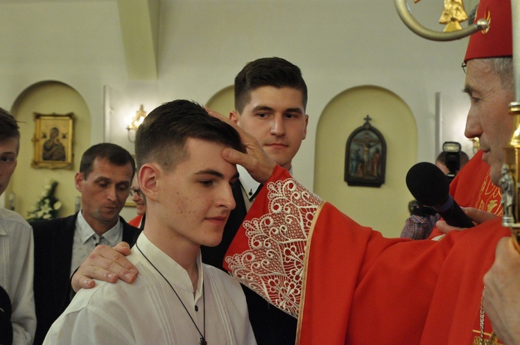 Bierzmowanie w Zabrzeży