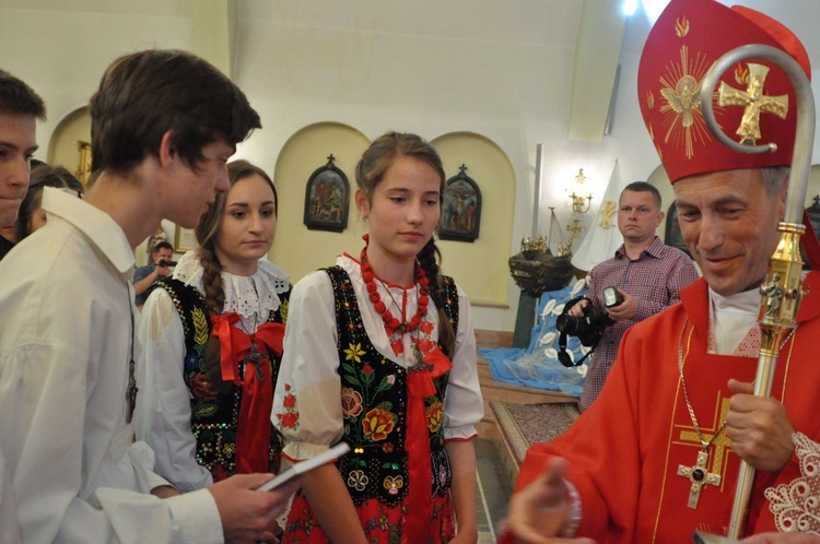 Bierzmowanie w Zabrzeży