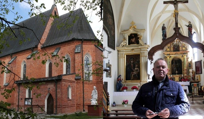 Ks. Adam Lemieszek, proboszcz parafii w Piotrawinie, zaprasza do zwiedzania sanktuarium oraz muzeum parafialnego