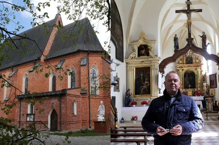 Ks. Adam Lemieszek, proboszcz parafii w Piotrawinie, zaprasza do zwiedzania sanktuarium oraz muzeum parafialnego