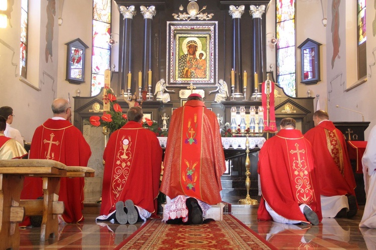 Bierzmowanie w Borzęcinie Dolnym 