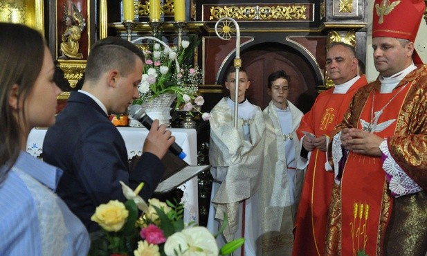 Podziękowanie za bierzmowanie w Starym Sączu