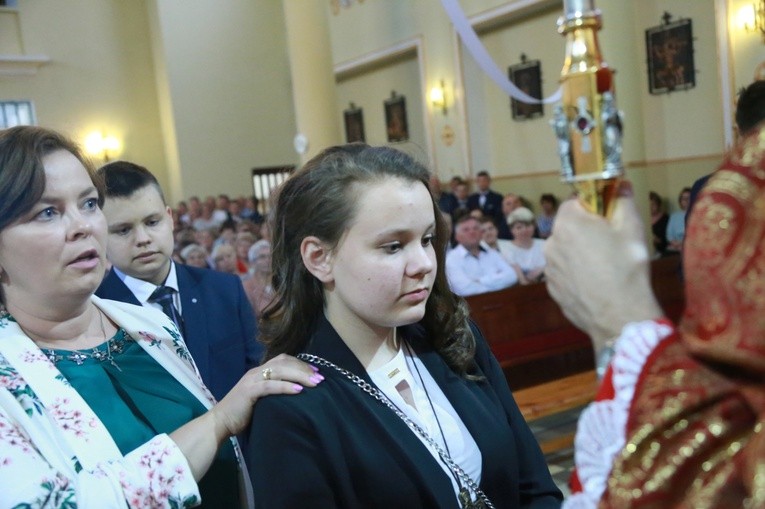 Bierzmowanie w Trzcianie k. Mielca