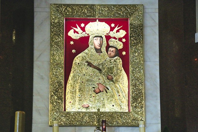 Cudowny obraz Matki Bożej Księżomierskiej.