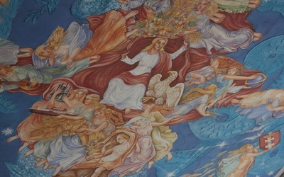 Fragment fresku, którego otwarcie dla szerokiej publiczności zaplanowane zostało na Noc Muzeów 19 maja