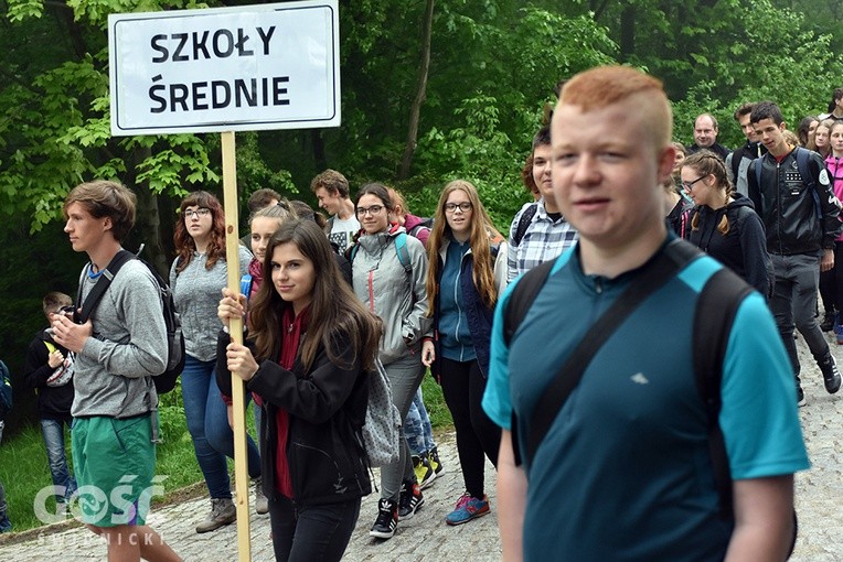 XIV Pielgrzymka Wałbrzyskiej Młodzieży na Chełmiec