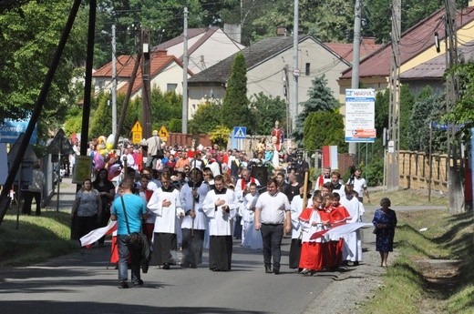 Procesja w Szczepanowie