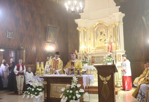 Poświęcenie kościoła i ołtarza w Żabnicy