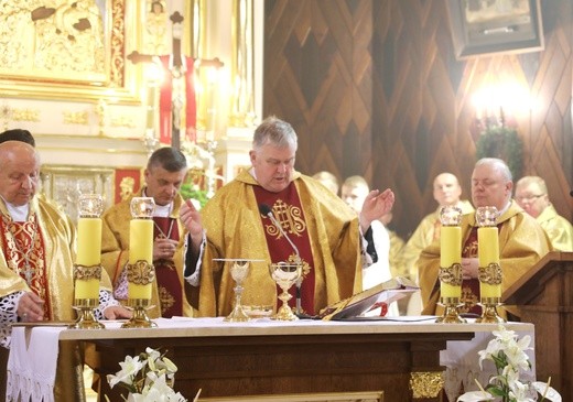 Poświęcenie kościoła i ołtarza w Żabnicy