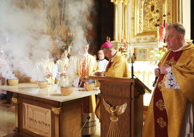 Poświęcenie kościoła i ołtarza w Żabnicy