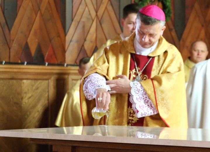 Poświęcenie kościoła i ołtarza w Żabnicy