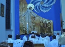 Modlitwa w kaplicy Matki Bożej Fatimskiej