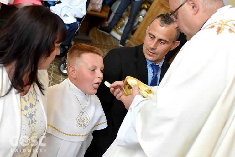 Pierwsza Komunia św. dzieci z Zespołu Szkół Specjalnych w Świdnicy.