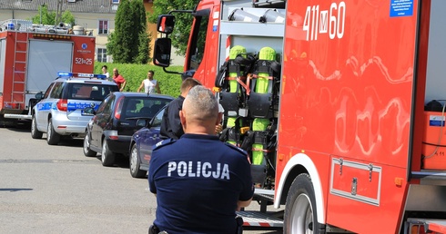 Piątkowe zdarzenie w mławskim "katoliku" postawiło na nogi służby ratunkowe z regionu