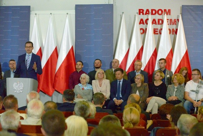 Premier Mateusz Morawiecki w Radomiu