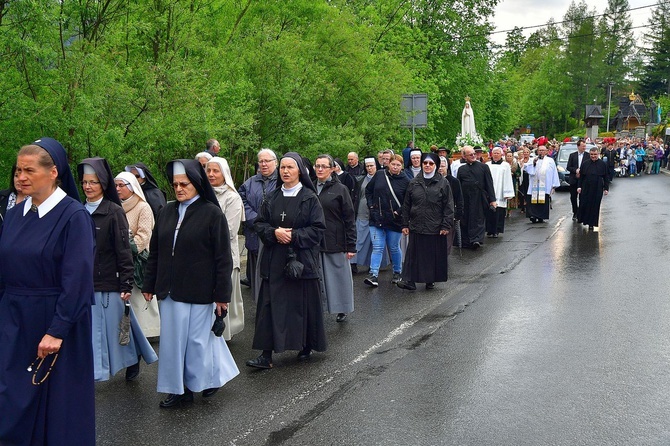 Pani Fatimska na ulicach Zakopanego