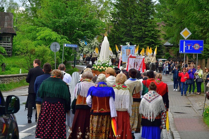 Pani Fatimska na ulicach Zakopanego