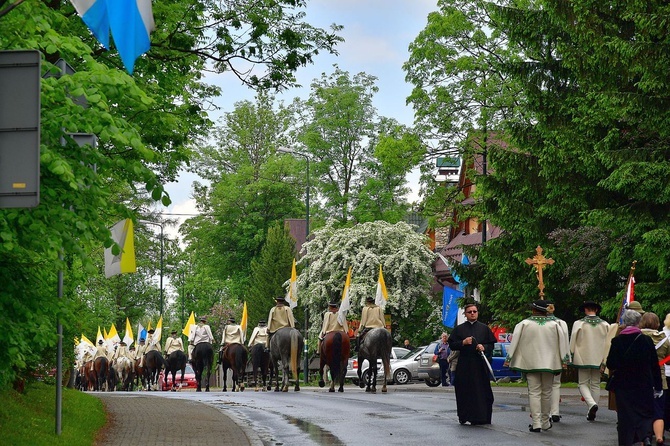 Pani Fatimska na ulicach Zakopanego