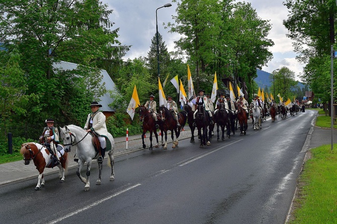 Pani Fatimska na ulicach Zakopanego