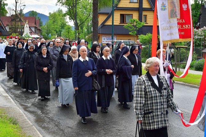 Pani Fatimska na ulicach Zakopanego