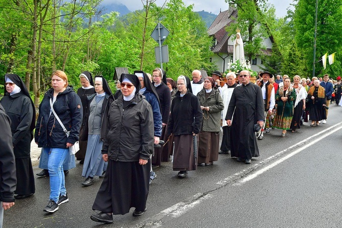 Pani Fatimska na ulicach Zakopanego